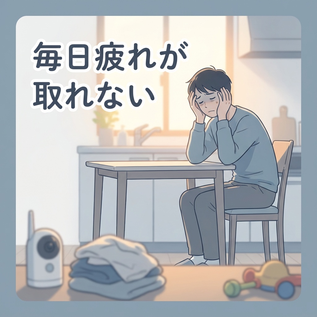 疲れが取れない親