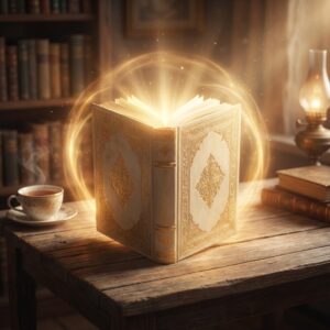 本が光って見える感性